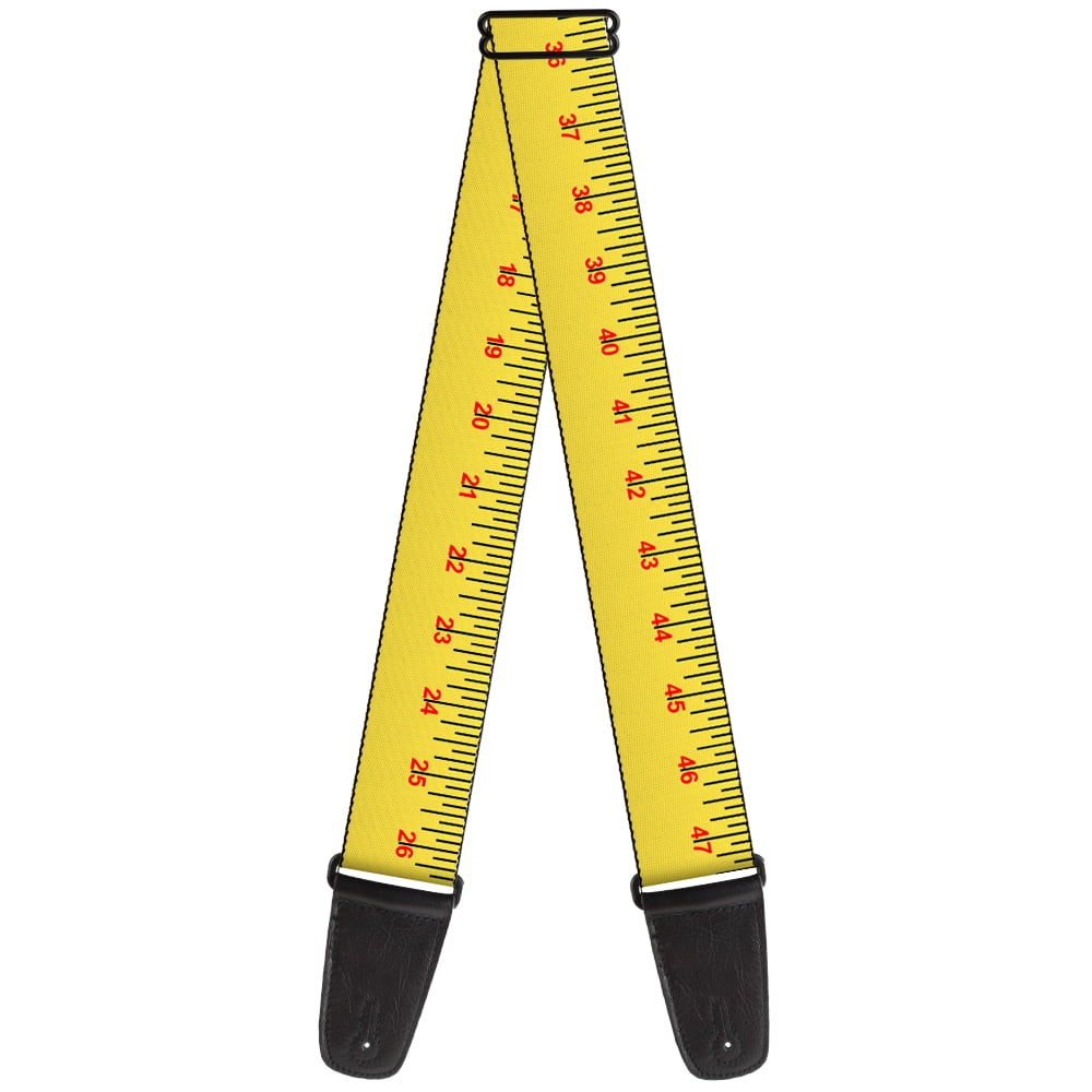 Buckle-Down Guitar Strap, Measuring Tape Inches Centimeters, 2 Inches Wide