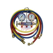 Yellow Jacket 41211 2 Valve Manifold With Hoses PSI, °F For R22, R134a, R404a