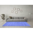 thumbnail image 3 of Ahgly Company Indoor Rectangle Abstract Blue Contemporary Area Rugs, 2' x 3', 3 of 4
