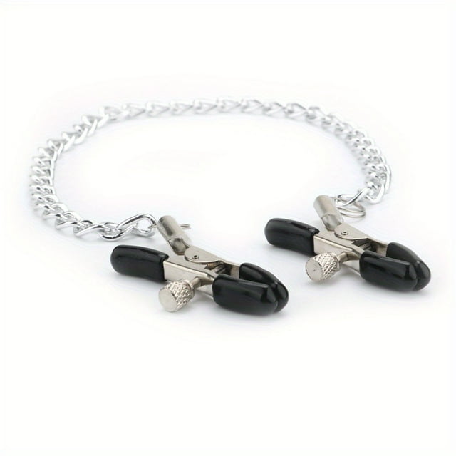 1set/2pcs, BDSM Accessories, Adjustable Metal Nipple Clamps, Nipple Flirting, Adult Sex Toys