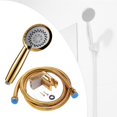 thumbnail image 4 of Cabezal de ducha ajustable con y soporte con interruptor de encendido/apagado cabezales de ducha de ahorro de agua accesorios de baño cabezal A Soledad Alcachofa de la ducha, 4 of 9