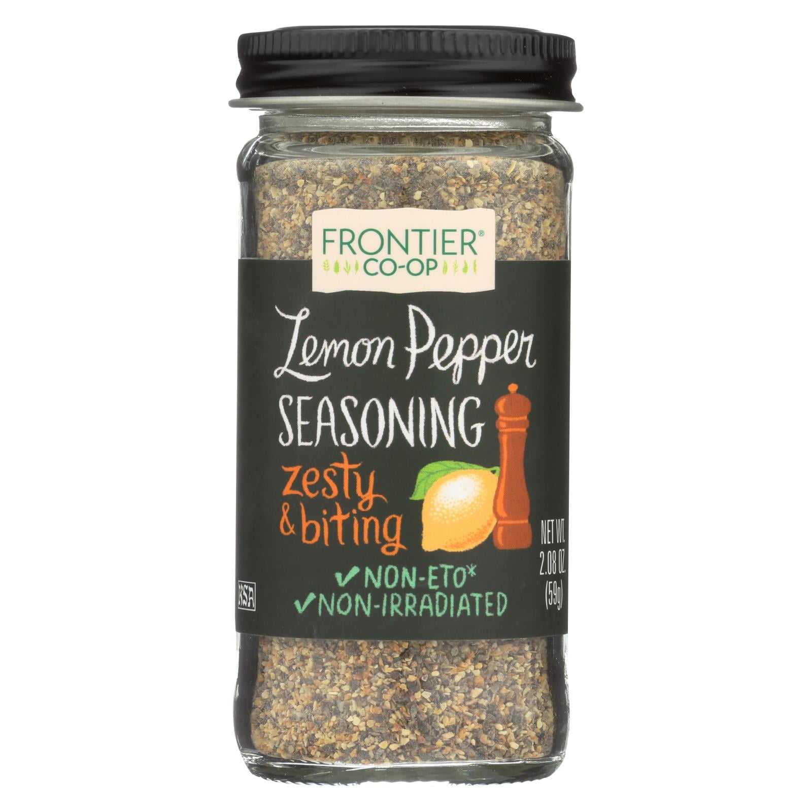Frontier Herb Lemon Pepper Seasoning Blend 2.08 oz