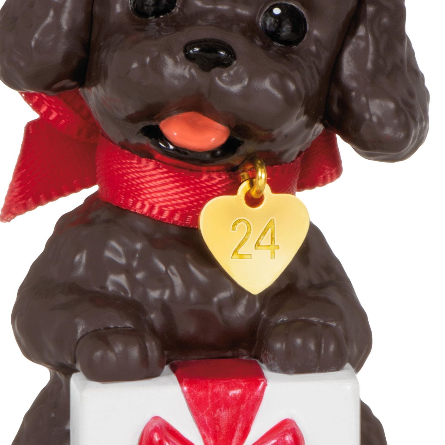 Hallmark Keepsake Christmas Ornament (Puppy Love Poodle 2024)