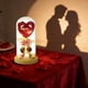 thumbnail image 4 of Luz de Noche Decorativa con Forma de Corazón para San Valentín | Lámpara de Mesa Multicolor, Rosa, Morado y Azul | Luz Led Romántica para Festivales, Ideal para Dormitorio, Restaurante, Bar, Cafeterí, 4 of 6