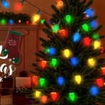thumbnail image 1 of Fiudx Luces Solares de Fresa, Guirnalda Led Multicolor, Decoración Solar para Exteriores, Iluminación para Árbol de Navidad, Guirnalda de Jardín, Patio, Borde Del Techo, 5 M de Largo, 20 Bombillas Le, 1 of 6