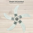 thumbnail image 3 of CRAFTHROU 1Set Wide Coverage Grey Fan Blade for Table and Wall Fans Rapid Cooling, 3 of 8