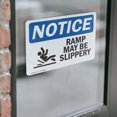 thumbnail image 4 of (2 Pack) Ramp May Be Slippery Sign, 4 of 7