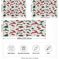 thumbnail image 2 of GZHJMY Merry Christmas Socks Ball Trees Candy Satin Pillowcase for Hair and Skin Silk Pillowcase, King Size(20x40 inches) - Slip Cooling Satin Pillow Covers with Envelope Closure,Christmas Decorati, 2 of 7