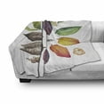 thumbnail image 3 of Cocoa Soft Flannel Fleece Throw Blanket, Exotic Food Theme Tropical Organic Botanical Harvest Healthy Plants Watercolor, Cozy Plush for Indoor and Outdoor Use, 50" x 60", Multicolor, by Ambesonne, 3 of 6