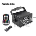 thumbnail image 1 of Proyección Espectáculo De Música Proyector De Dj Lámpara Interior Rgb Uv Decoración Luz Led Control Remoto Luz De Escenario Activado Por Sonido Regalos De Fiesta En Casa 8 Agujeros Luces Yuarrent HA021439-00, 1 of 6