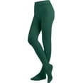 thumbnail image 1 of ORUYROP Women's Solid Colored Opaque Microfiber Footed Tights, 1 of 7