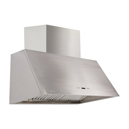 Cavaliere-Euro 42W in. Wall Mounted Range Hood with Baffle Filter