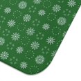 thumbnail image 3 of Green Christmas Snowflake Pattern Dish Drying Mat for Kitchen 1 Pack, Ultra Absorbent Microfiber Dishes Drainer Mats,18x24in(46x61cm), 3 of 4
