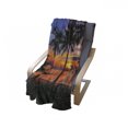 thumbnail image 4 of Tropical Soft Flannel Fleece Throw Blanket, Exotic Palm Trees Pattern with Beach and Ocean Sunset in Hawaii Summer Season, Cozy Plush for Indoor and Outdoor Use, 50" x 70", Multicolor, by Ambesonne, 4 of 6