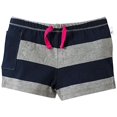 thumbnail image 1 of Burt s Bees Shorts de Rugby à Rayures pour Bébés Filles - Minuit - 0-3 Mois, 1 of 2