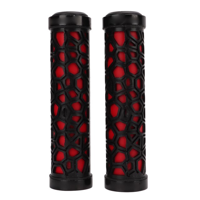 Empuñadura de bicicleta roja antideslizante textura elevada estable de alta resistencia doble bloqueo empuñaduras de barra de manija de bicicleta de montaña YUNYI BRAND Deportes