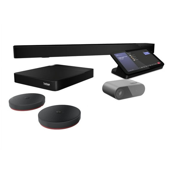 Lenovo ThinkSmart Core - Full Room Kit - video conferencing kit - with 3 Years Lenovo Premier Support + First Year Maintenance - Certified for Microsoft Teams Rooms - black