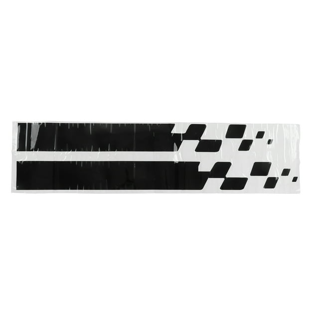 Auto Bonnet Decor, Car Hood Cover Sticker UV Resistant Vinyl Film For Automotive Modification Black