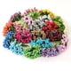 thumbnail image 2 of Estambre de azúcar hecho a mano, costura de flores artificiales, decoración de boda y navidad, corona Diy, caja de regalo, álbum de recortes, flor falsa, 12 piezas, 2 of 4