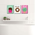 thumbnail image 2 of Big Dot of Happiness Sweet Shoppe - Kids Bathroom Rules Wall Art - 7.5 x 10 inches - Set of 3 Signs - Wash, Brush, Flush, 2 of 8