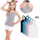 thumbnail image 2 of Odeerbi Camisetas de Las Niñas de 5 Paquetes Camisetas de Algodón Y Espalda Camisetas Bajas Sin Mangas Básicas Suaves, 1-13 Años, 2 of 9