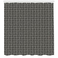 thumbnail image 3 of Ambesonne Black and Ivory Shower Curtain, Stripe Retro Effect, 69"Wx70"L, Ivory and Black, 3 of 3