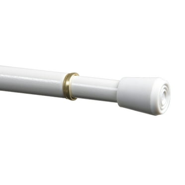 Mainstays 7/16" Adjustable Tension Curtain Rod, 28-48", White