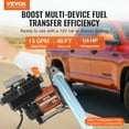 thumbnail image 2 of VEVOR Fuel Transfer Pump 12V 15 GPM 1/4 HP Diesel Pump with Auto Fuel Nozzle, 2 of 9