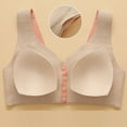 thumbnail image 4 of XFLWAM Women's Seamless Bra Push Up Bras No Underwire High Support Front Closure Front Snaps Full Coverage Easy Close Bras, 4 of 8