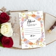 thumbnail image 4 of Koyal Wholesale Classic Spring Florals Wedding Advice & Well Wishes Guest Book Cards for Bride and Groom, 56 Pack, 4 of 5