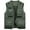 Army Green, variant on Youthup Men's Lightweight V-Neck Utility Vest with 13 Pockets - Zippered Casual Sleeveless Jacket for Outdoor Sports, Travel, Hiking (Polyester, Seasonless Layering)