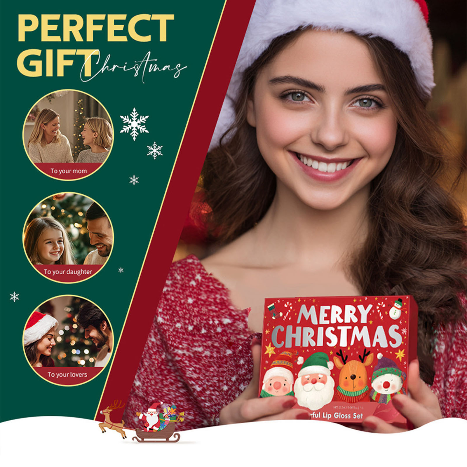 Coffret De 6 Gloss Brillants Velvet Non Stick – Longue Tenue – Couleurs Variées – Idéal Cadeau De Noël Ou Anniversaire Pour Femmes Et Filles - 8