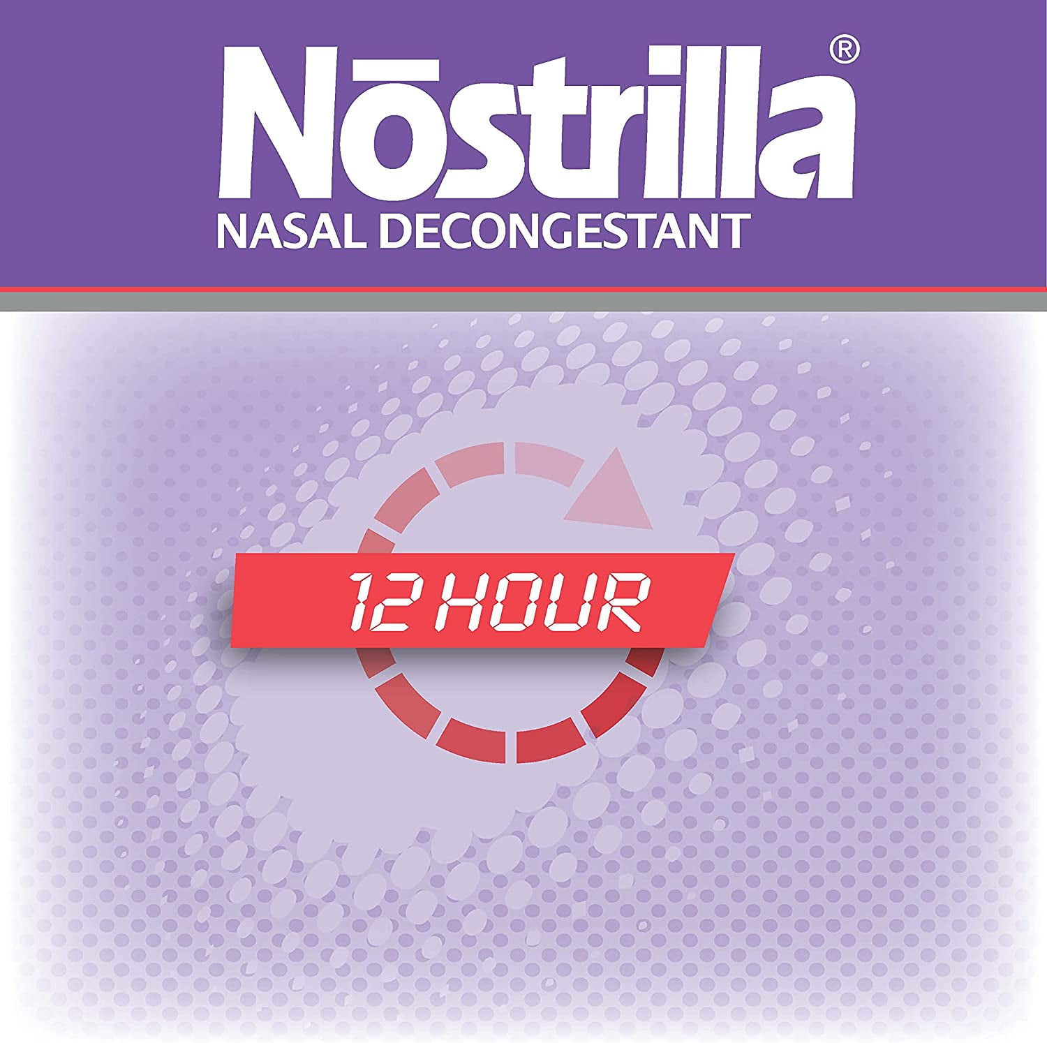 Nostrilla Nasal Decongestant Original Fast Relief, 0.50 oz (Pack of 6)