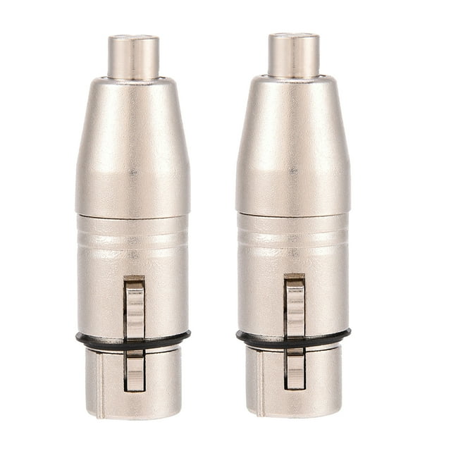 2Pcs Xlr To Connector, Female Jack Xlr To , Xlr To Adapter, For Players Microphones