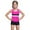 YHot Pink2229, variant on MEZZALL Little Girls' Summer Swimwear 2PCS Boyshort Tankini Kids Swimsuit 9-10 Years Cute Baby Wear