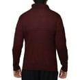 thumbnail image 2 of X RAY JEANS Mens Ribbed Pattern Turtleneck Sweater, Burgundy, 2XL, 2 of 5