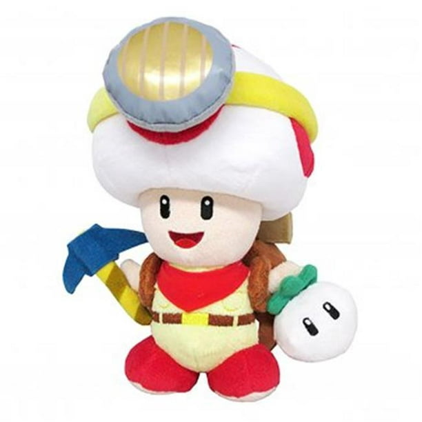Little Buddy Super Mario Bros. Captain Toad Pose debout en peluche