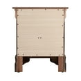 thumbnail image 6 of Glory Furniture Louis Phillipe 2 Drawer Nightstand in Cappuccino, 6 of 8