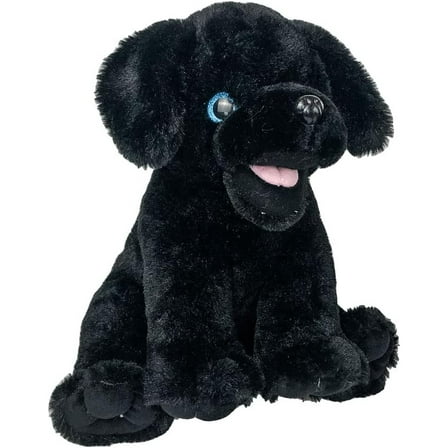 Plush Gear Babe the Black Lab with Reindeer PJ for Stuffed Animal Outfit - 16 inch Make Own Plushie Teddy Bear Adorable Clothes, Gift for Kids