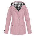 thumbnail image 6 of Winter Jacket Girls Kids Rain Jacket Waterproof Raincoat Mesh Lined Coat with Hood for Boys Girls, 6 of 7