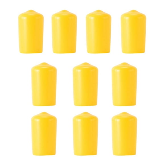 Almencla 10 Pieces Pool Cue Protector Billiards Accessories For Snooker - Yellow