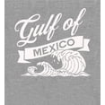 thumbnail image 4 of Gulf of Mexico Black and White Wave Youth Heather Gray Crew Neck Short Sleeve Tee-XL, 4 of 4