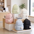thumbnail image 7 of Girls Backpack for College High Middle School, Cute Teen Bookbag | Aesthetic Backpacks for Student Women with Accessories, 7 of 7
