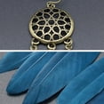 thumbnail image 3 of Pendientes de Gota Azul Zulema Retro Bohemio Largos, 3 of 7