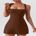thumbnail image 1 of LYMAYTER Robe à Encolure Carrée pour Femme, Robe d'Été à Dos Nu Extensible, Mini-Robe, Robe de Fête/Boîte de Nuit, Tailles P-TG, 1 of 10