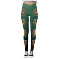 thumbnail image 1 of WILLBEST Leggings con Estampado de Renos Navideños para Mujer, Pantalones de Yoga de Cintura Alta, Mallas Deportivas Festivas, Cómodas Y Elásticas, Ropa Deportiva para Las Fiestas. Chica, 1 of 4