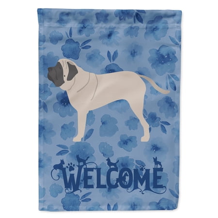 Carolines Treasures CK6183GF English Mastiff Welcome Flag Garden Size  Small  multicolor