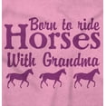 thumbnail image 2 of Born To Ride Horses With Grandma Romper Boys or Girls Infant Baby Brisco Brands 18M, 2 of 6