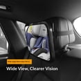 thumbnail image 4 of Rear Facing Baby View Mirror for Child Safety Car Seat - Crystal Clear Reflection via Crash-tested & Shatterproof Convex Mirror, 4 of 5