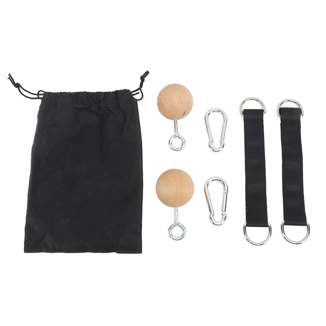 Bolas de madera para dominadas, juego de entrenamiento para escalada en roca, entrenador de fuerza para brazos, bola para dominadas